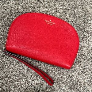 kate spade Red Wristlet Clutch